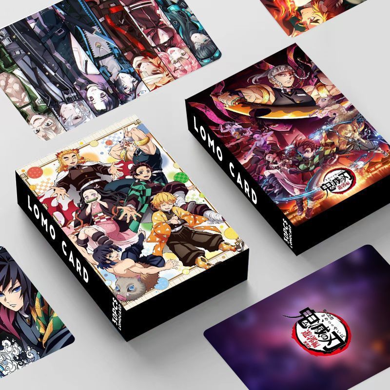 [ KIMETSU NO YAIBA 2 ] Lomo card / kartu anime kimetsu no yaiba / demon slayer isi 30 2 sisi