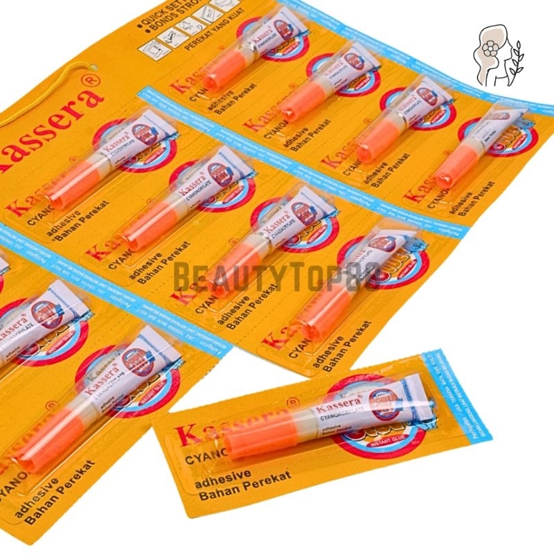 

Lem Power Glue Kassera / Lem Cair Tube / Lem Setan / Super Glue / Lem Instan Serbaguna