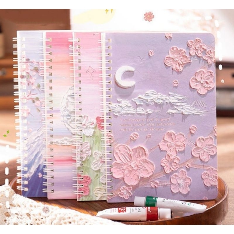 

Buku Tulis Ring A5 Spiral Motif Buku Tulis Catatan A5 NoteBook Ring A5