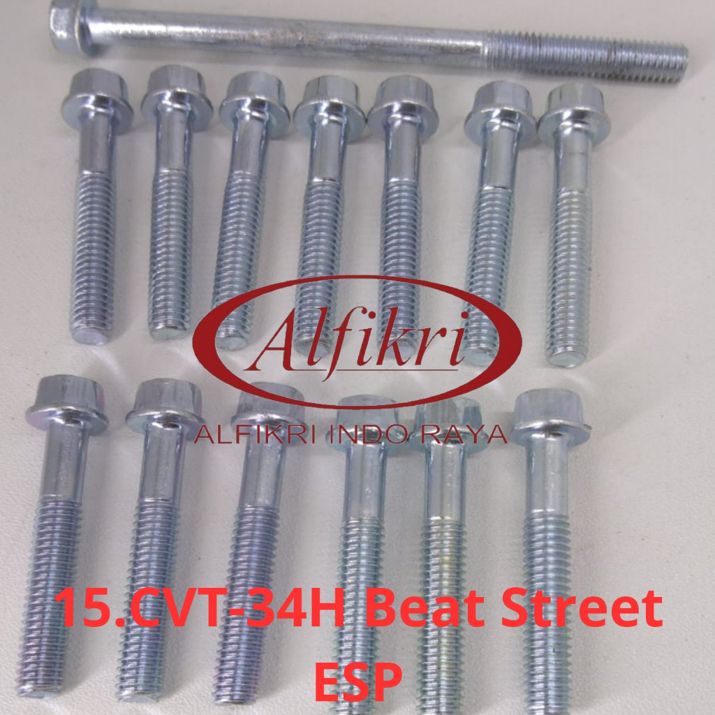 34-15 CVT Beat Street eSP / Baut Cover CVT Honda Beat Street  / Baut Baud CVT Honda Beat Street 1Set