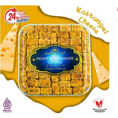 

krisma Food Kue Kastegel 300gr / Krisma Food kue Keju kering expired 06/2024