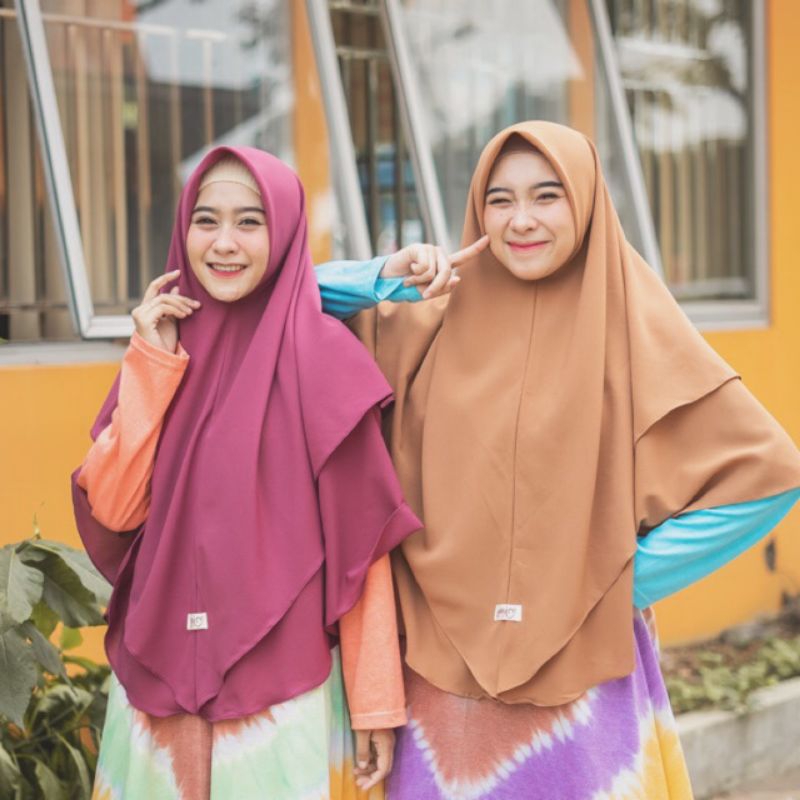 Hijab Segi Empat Instan Bolak Balik syari wolfis