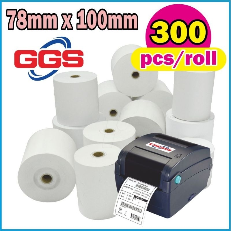 

LABEL THERMAL 78X100 / 80X100 ISI 300PCS