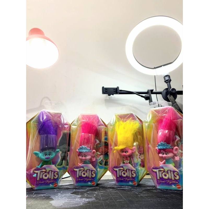 Trolls Mini Mainan Action Figure