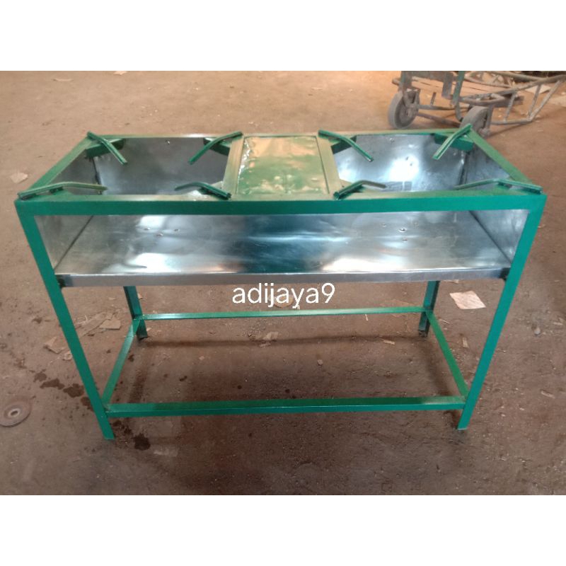 Rangka dudukan kompor gas semawar 2 tungku ukuran 85x35x60cm