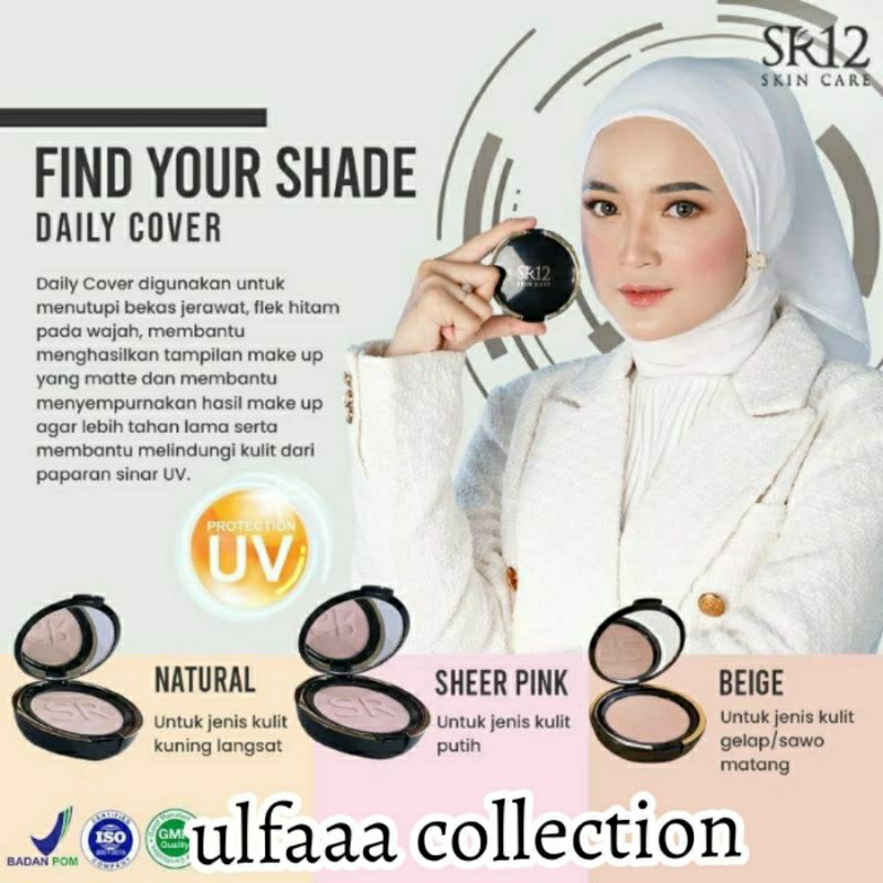 Compact powder SR12/skincare SR12/bedak padat/SR12