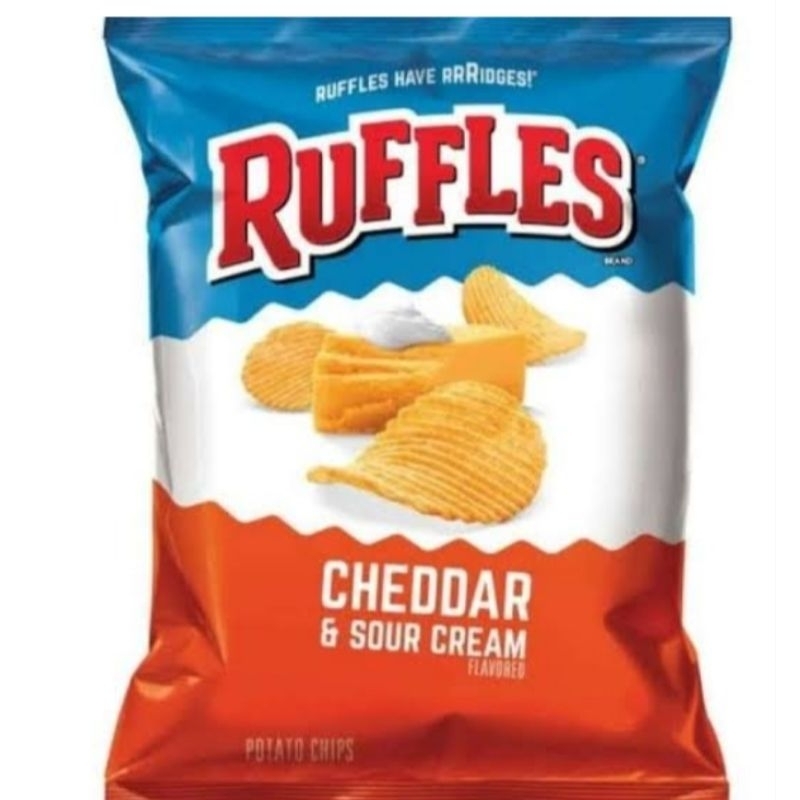 

Ruffles chedar sour & cream Made in usa