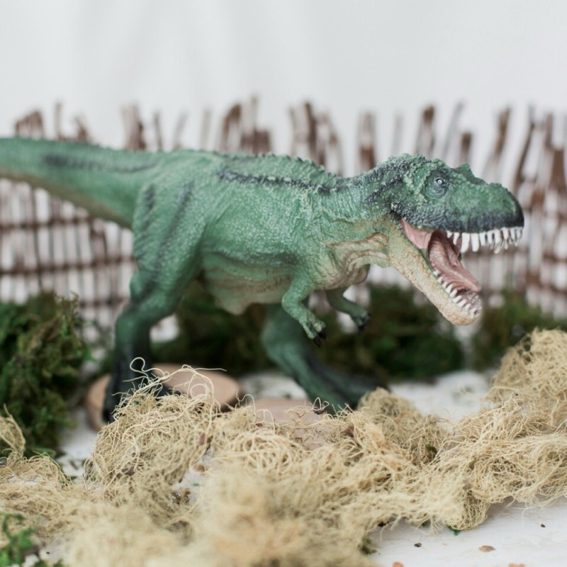Mojo Fun Green T-rex Hunting | Animal Figure Tyrannosaurus rex | Trex 87293 | Dinosaurus