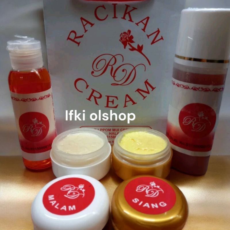 paket racikan krim RD tas putih 4in1