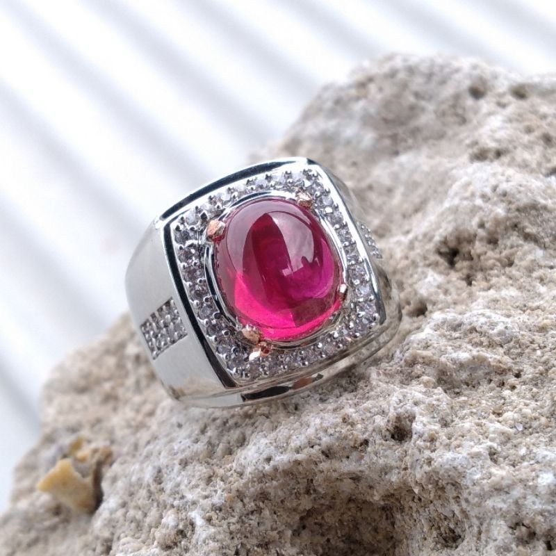 TERMURAH BATU MERAH SIAM ASLI BANGKOK KEKERASAN 9MOHS SIAP PAKAI