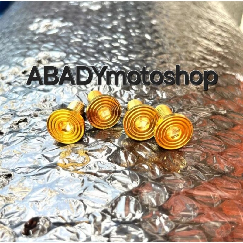 ULIR GOLD baut piringan ulir gold baut 12 ulir gold