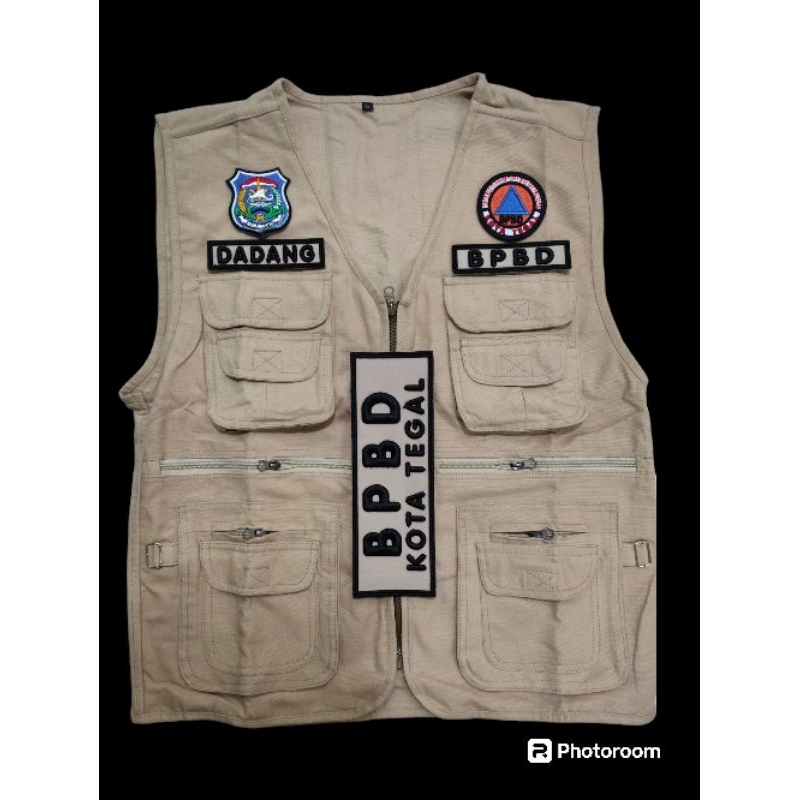 Rompi BPBD Custom Exclusive bahan Premium Best Quality BNPB Basarnas