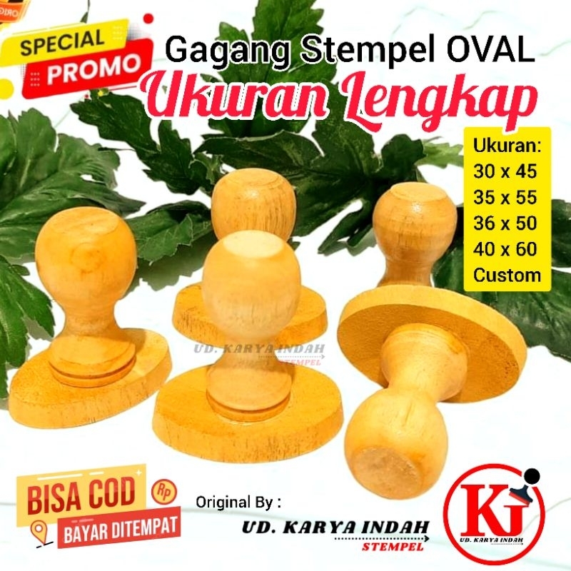 

gagang stempel oval tanpa sambungan