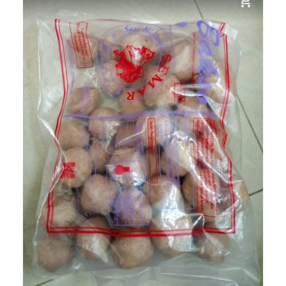 

Bakso Spesial Cap Semar Isi 50 PCs 650 Gr Polos SMR