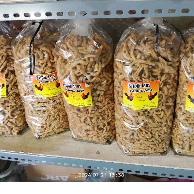 

KRIPIK USUS FADIL JAYA SNACK KRIUK GURIH SNACK KEKINIAN