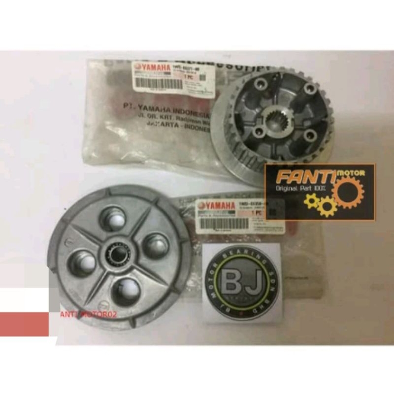 Rumah kopling kaki 4 + lawan kaki 4 yamaha R25 MT25 original
