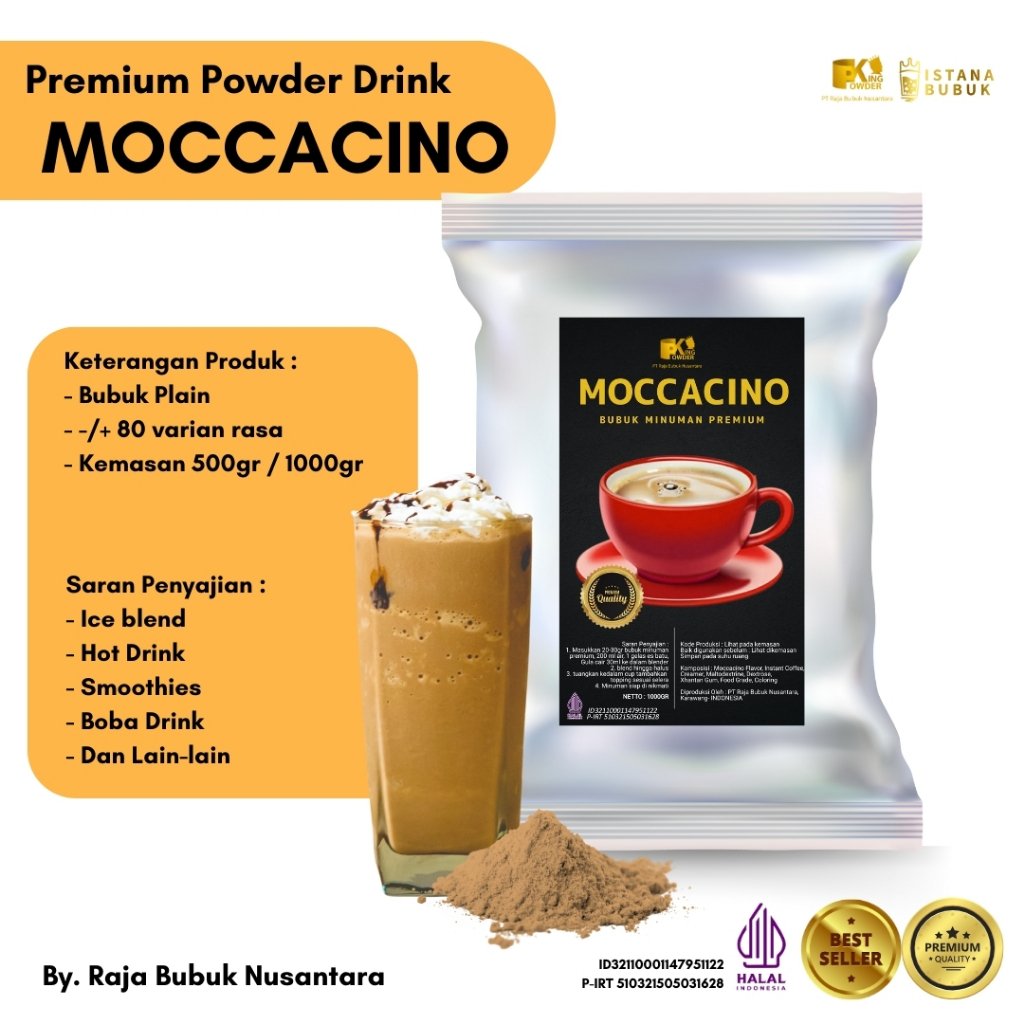 

Bubuk Moccacino Premium, Premium Moccacino Powder