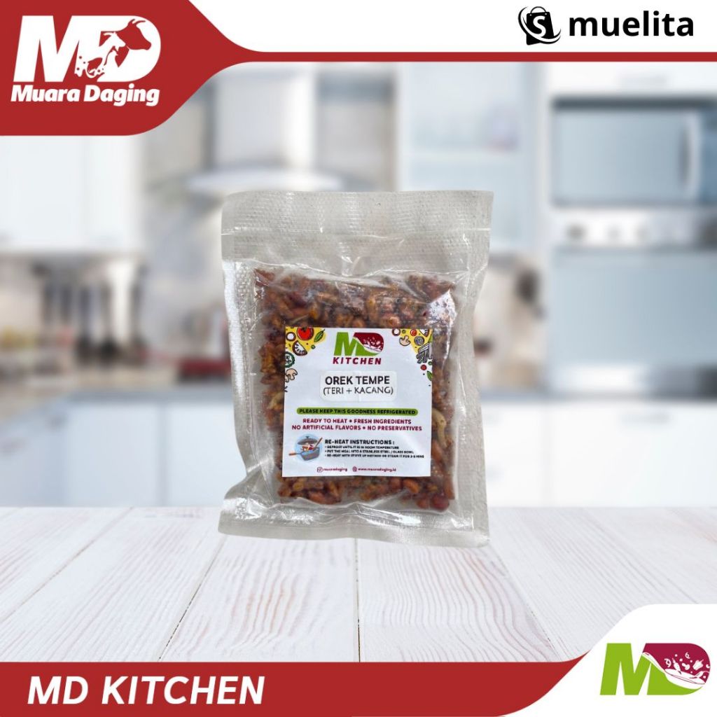 

MD Kitchen OREK TEMPE (TERI + KACANG) - LEZAT, SEHAT & PADAT NUTRISI