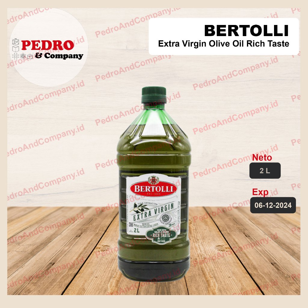 

bertolli extra virgin olive oil 2 liter - minyak zaitun 2L
