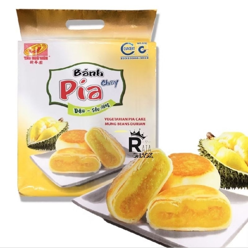 

BANH PIA DURIAN VIETNAM 480GR ISI 12PCS PIA PIE DUREN VIETNAM BAHN PIA CHAY TAN HUE VIEN 100% ORIGINAL