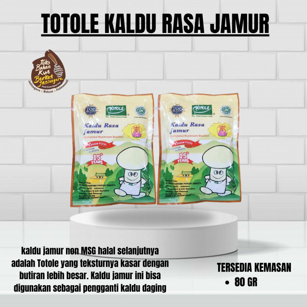 

TOTOLE KALDU JAMUR 80 Gr / KALDU JAMUR