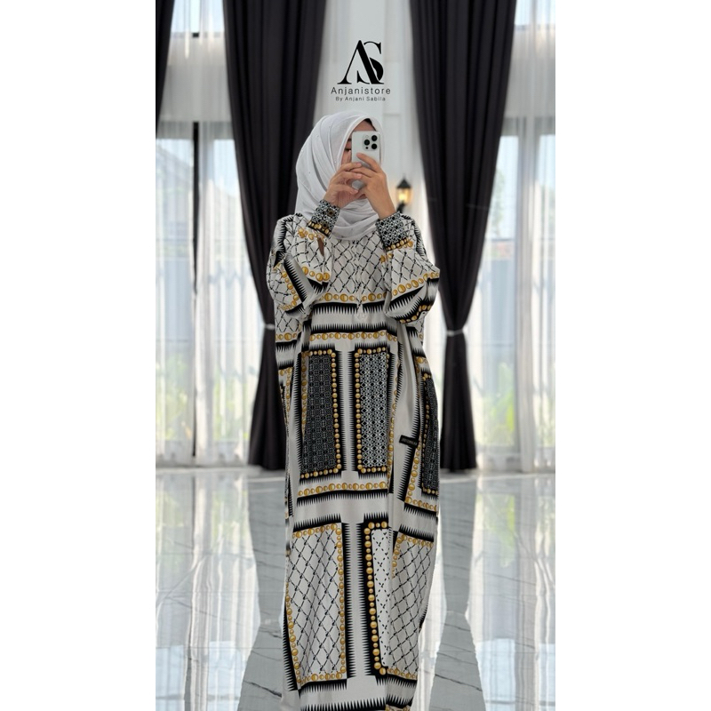 Dress/Gamis kaftan exclusive Anjani New ORI - ANJANISTORE