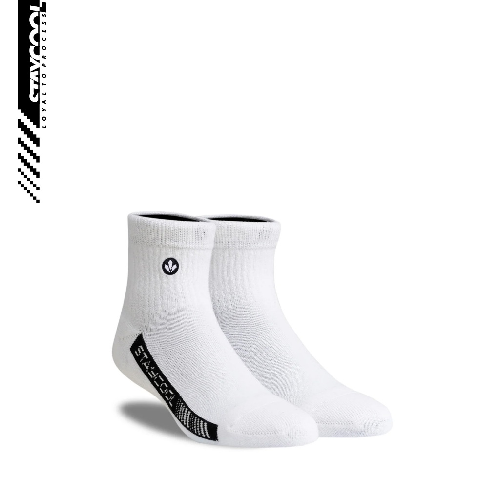 StayCool Socks Kaos Kaki Fashion Ankle Basic OG - Off White