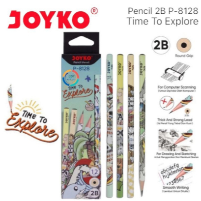 

Pensil 2B Joyko P.8128 Explore ( 1pak/12pcs )