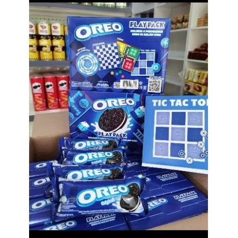 

oreo play pack isi 4 hadiah ludo /tictack /ulartangga / catur