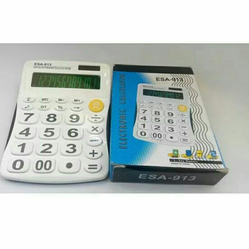 

kalkulator esa LED 913 berkualitas 12 digit