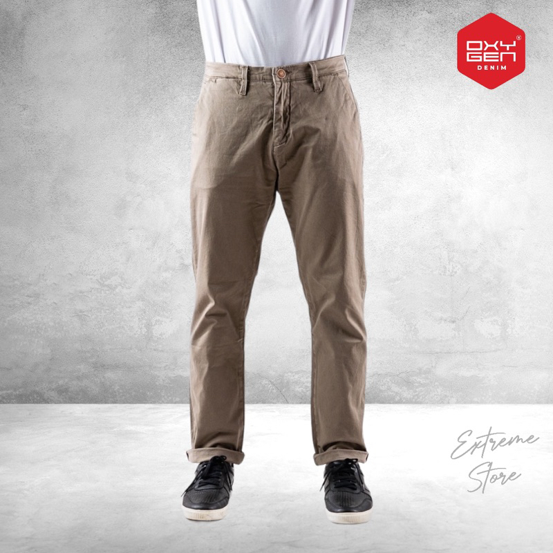 CELANA CHINO OXYGEN PANJANG | OXYGEN PREMIUM DENIM | CELANA OXYGEN KATUN.709 series.