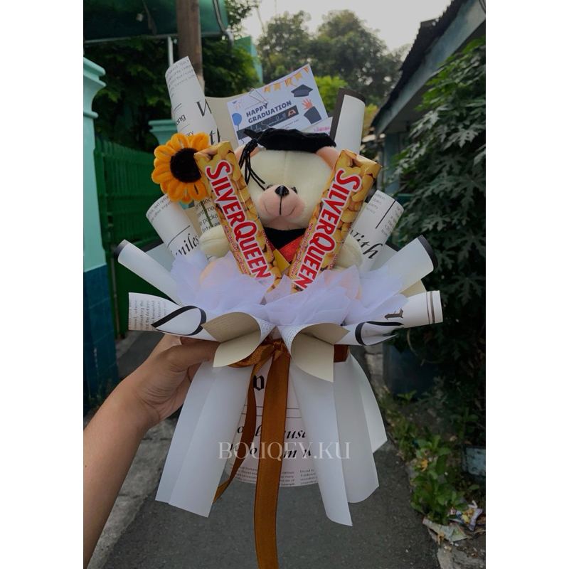 

bouqet boneka dengan coklat