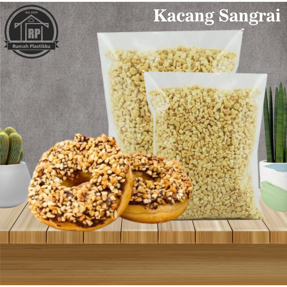 

Kacang Tanah sangrai / Kacang Tanah cacah Kecil / Topping Donat dan Kue / Kemasan 250 gr dan 1 kg