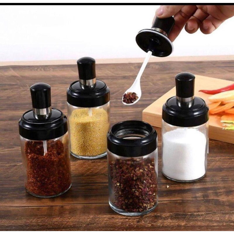 tempat bumbu kaca/tempat bumbu
