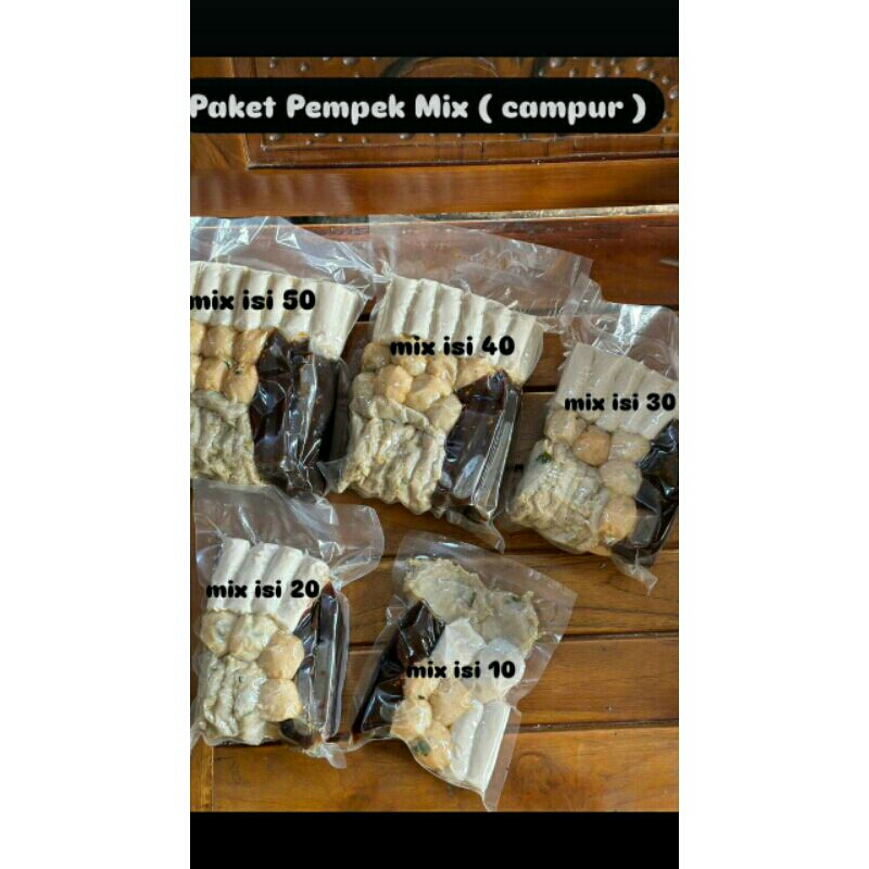 

pempek ikan tenggiri mix isi 20