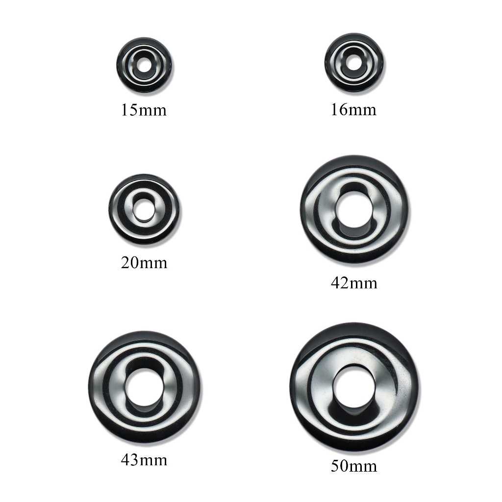 NATURAL HEMATITE DONUT CABOCHON SIZE 15 mm - 20 mm | BATU HEMATITE | BATU HEMATITE ASLI BENTUK DONAT