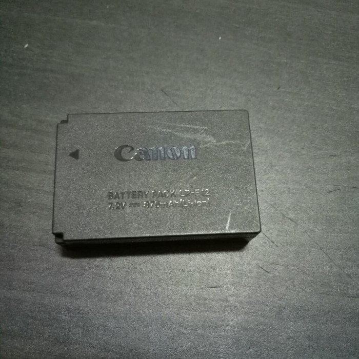 Batterai batre lp e12 canon m10 m100 m50 battery LP-E12 ORIGINAL SECOND