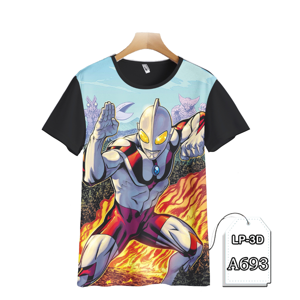Kaos ULTRAMAN Baju Anak dan Dewasa 3D Premium Kaos Ultraman Serial Tokusatsu