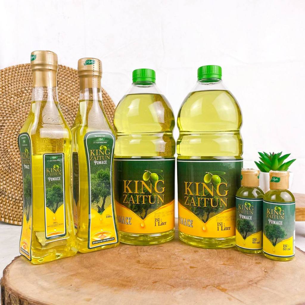 

KING Pomace Minyak Zaitun Olive Oil Untuk Masak Asli Spanyol 1 Liter