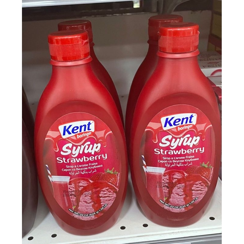 

selai kent boriger syrup strawberry