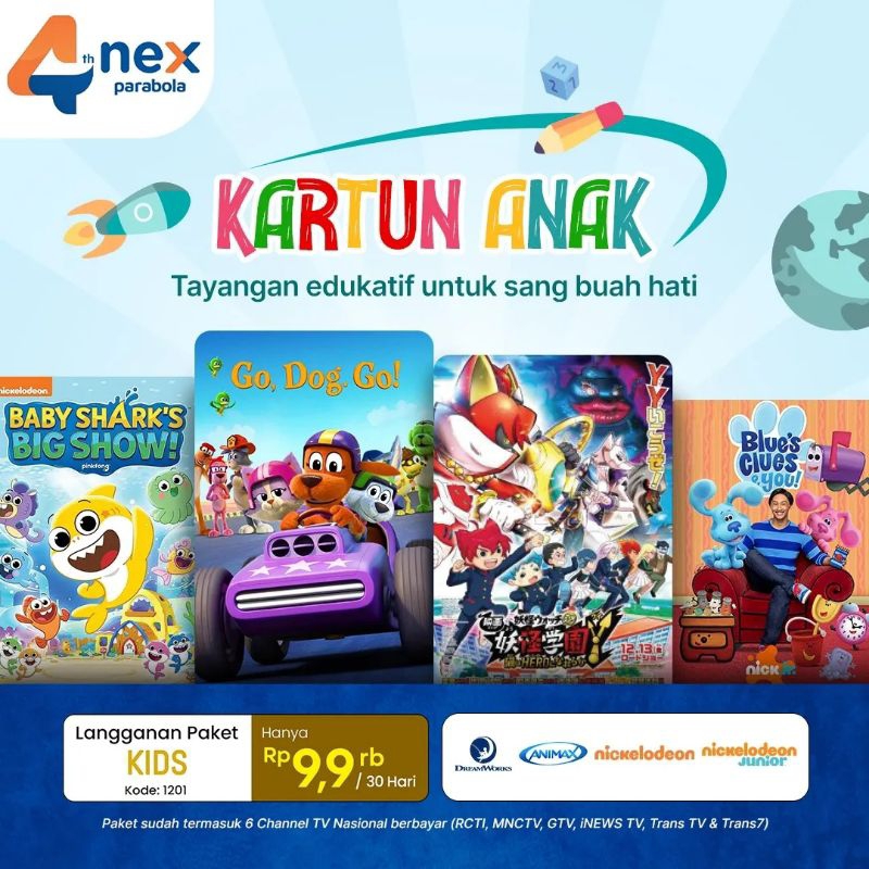Paket Kids Nex Parabola