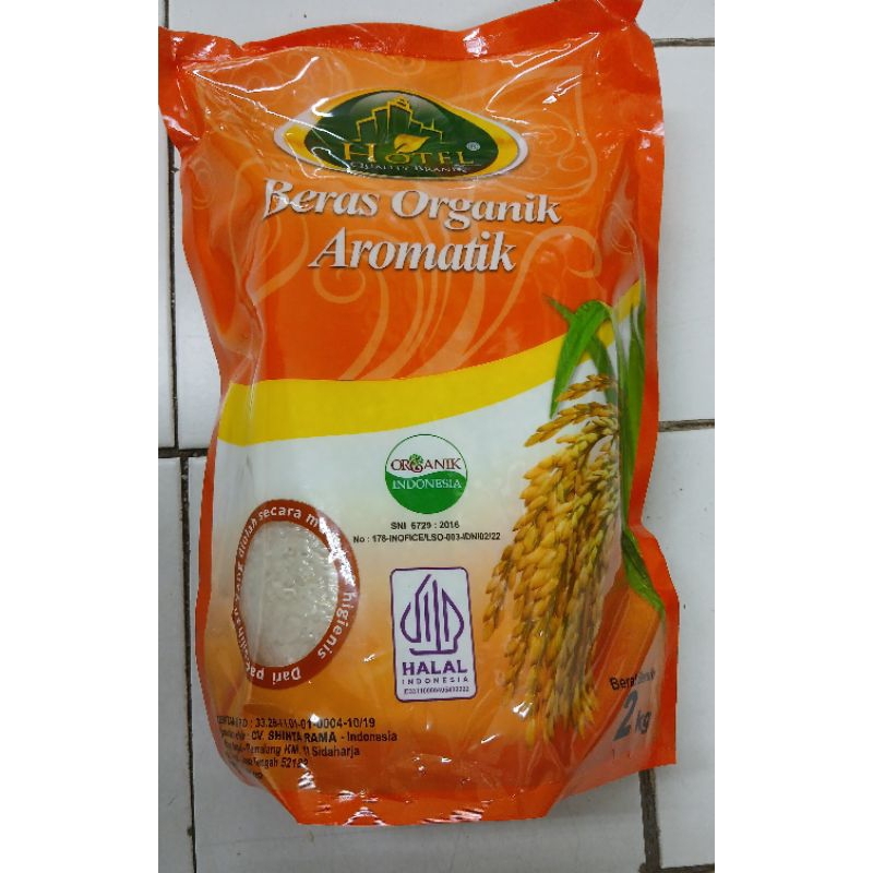 

Beras Organik Aromatik HOTEL Pandan Wangi White Rice 2kg - HM