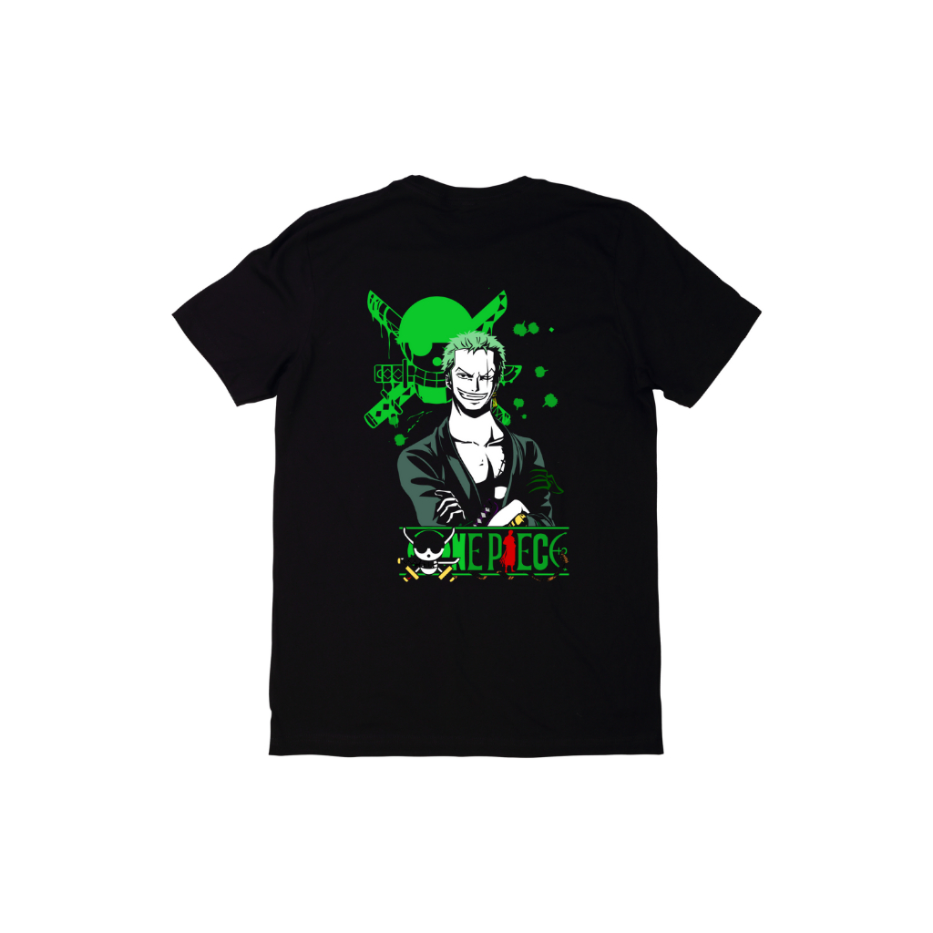 T-Shirt Anime One Piece Zoro Kaos One Piece