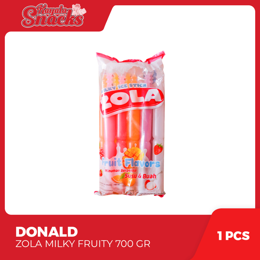 

DONALD Zola Milky Fruity 700 gr - 1 Pack x 10 Pcs