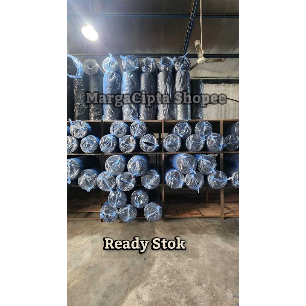 

InJO BUBBLE WRAP HItam DIJAMIN MURNI BERAT MURNI ( panjang 50M ) x (tinggi125 cm ) Asli 50meter