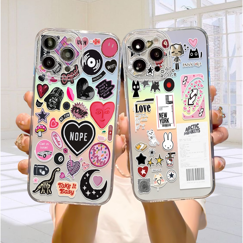 Case Hologram Infinix Smart 8 Hot 40i Hot 40 Pro Hot 9 Play Note 30 4g Hot 30i Motif ( 32 ) Softcase