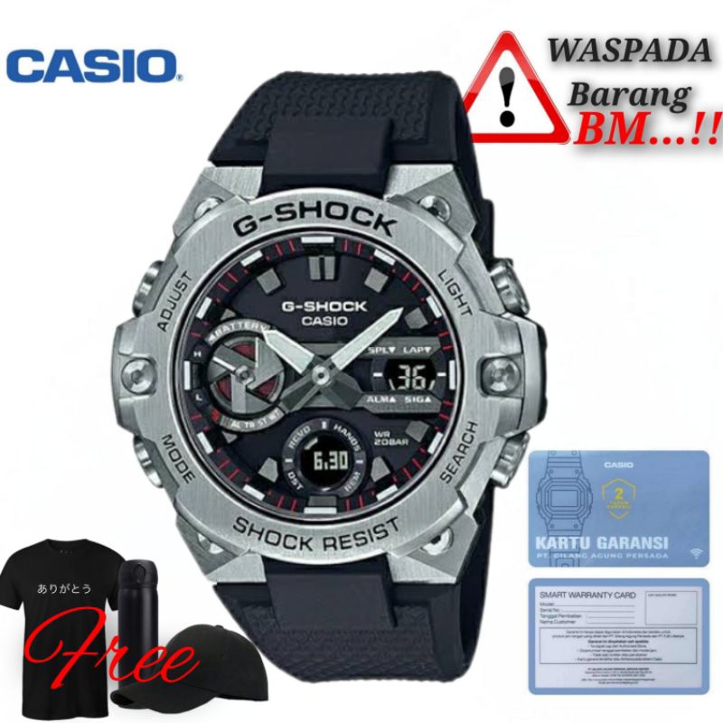 Jam tangan Casio G-Shock Gst-b400-1adr / Casio gst-b400-1 original Garansi 2 tahun