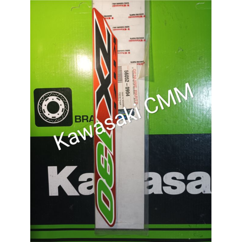Stiker stripping ZX130. Original kawasaki.