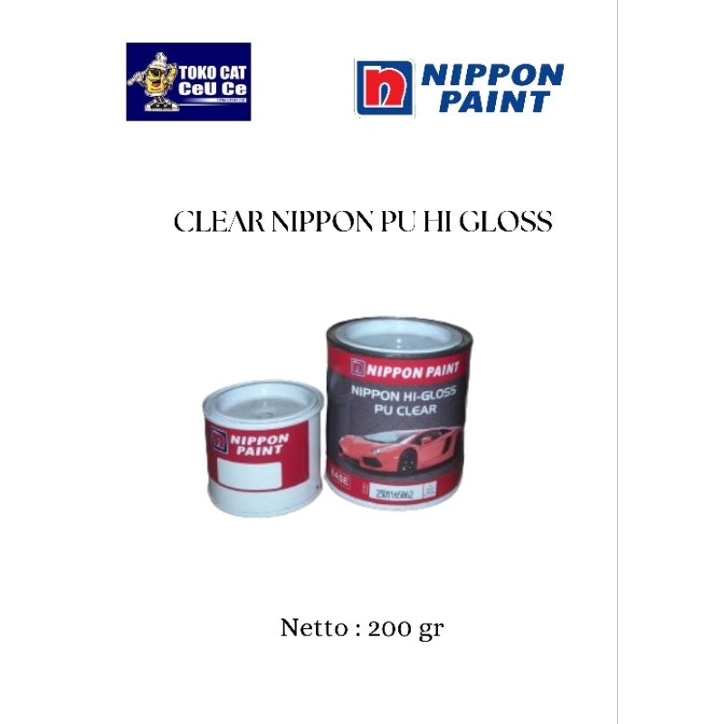 CLEAR NIPPON PU HI GLOSS 200 gr