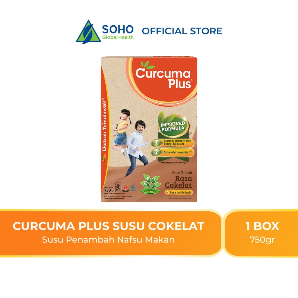 

Curcuma Plus Susu Bubuk Ekstrak Temulawak Cokelat 750gr